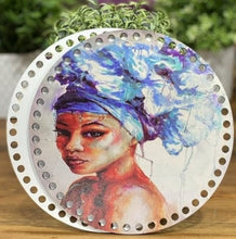 Charger l'image dans la galerie, 2 Pièces fond de sac motif figure féminine diamètre 19 cm 21 modèles