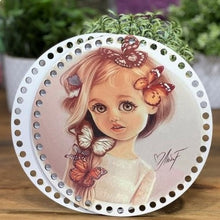 Charger l'image dans la galerie, 2 Pièces fond de sac motif figure féminine diamètre 19 cm 21 modèles