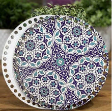 Charger l'image dans la galerie, 2 Pièces fond de sac motif nature et fleurs diamètre 19 cm 12 modèles