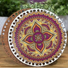 Charger l'image dans la galerie, 2 Pièces fond de sac motif géométrique/rosace diamètre 19 cm 12 modèles