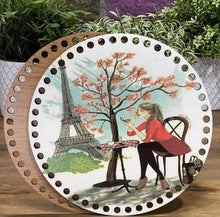 Charger l'image dans la galerie, 2 Pièces fond de sac motif figure féminine diamètre 19 cm 21 modèles