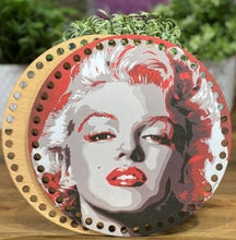 Charger l'image dans la galerie, 2 Pièces fond de sac motif figure féminine diamètre 19 cm 21 modèles