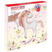 Charger l'image dans la galerie, DOTZ BOX broderie diamant Sois unique/licorne