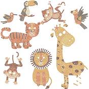 Charger l'image dans la galerie, DOTZ BOX broderie diamant La jungle