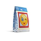 Charger l'image dans la galerie, Kit complet broderie diamant Clin d'oeil avec livre et cadre