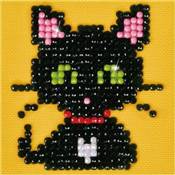 Charger l'image dans la galerie, Kit complet broderie diamant Le petit chat avec livret