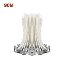 Charger l'image dans la galerie, Lot de 100 mèches de bougie en coton paraffinée au choix : 9 cm/ 15 cm/ 20 cm et accessoires pour fabrication bougies