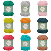 Charger l'image dans la galerie, Lot 10 pelotes fil 100 % coton mercerisé Anchor Style Creativa Fino 50 g 73 couleurs