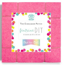 Charger l'image dans la galerie, Pack feutrine XL 9 coloris camaïeux arc-en-ciel 30 cm X 30 cm