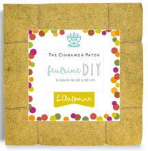 Charger l'image dans la galerie, Pack feutrine XL 9 coloris feutrine camaïeux automne 30 cm X 30 cm