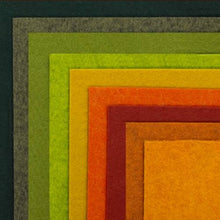 Charger l'image dans la galerie, Pack feutrine XL 9 coloris feutrine camaïeux Coloquintes 30 cm X 30 cm