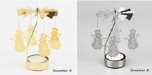 Charger l'image dans la galerie, Bougeoir carrousel rotatif en métal 17 modèles couleur or ou argent.