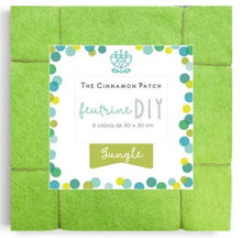 Charger l'image dans la galerie, Pack feutrine XL 9 coloris camaïeux jungle 30 cm X 30 cm