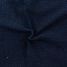 Charger l'image dans la galerie, Double gaze de coton unie BIO GOTS 135 cm 10 couleurs.