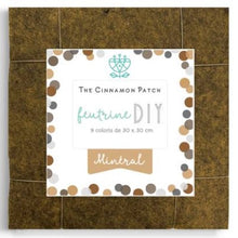 Charger l'image dans la galerie, Pack feutrine XL 9 coloris camaïeux minéral 30 cm X 30 cm