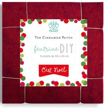 Charger l'image dans la galerie, Pack feutrine XL 9 coloris camaïeux C'est Noël 30 cm X 30 cm