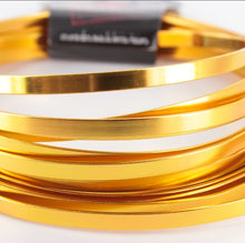 Charger l'image dans la galerie, Fil aluminium plat de diamètre 5.5 mm bobine de 5 m 2 couleurs