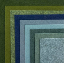 Charger l'image dans la galerie, Pack feutrine XL 9 coloris Pacifique les givrés 30 cm X 30 cm