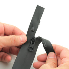 Charger l'image dans la galerie, Fermetures éclairs étanches séparables noires 13 tailles