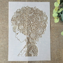 Charger l'image dans la galerie, Pochoirs flexibles en plastique A4 /29 cm x 21cm/13 modèles