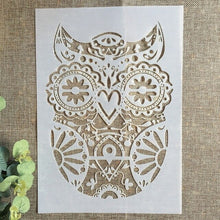 Charger l'image dans la galerie, Pochoirs flexibles en plastique A4 /29 cm x 21cm/13 modèles