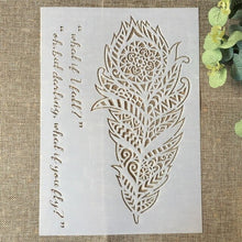 Charger l'image dans la galerie, Pochoirs flexibles en plastique A4 /29 cm x 21cm/13 modèles