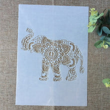 Charger l'image dans la galerie, Pochoirs flexibles en plastique A4 /29 cm x 21cm/13 modèles