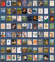 Charger l'image dans la galerie, Bloc de 365 feuilles assorties thème artistique 4 cm X 5 cm 10 modèles