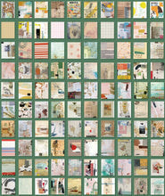 Charger l'image dans la galerie, Bloc de 365 feuilles assorties thème artistique 4 cm X 5 cm 10 modèles