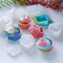 Charger l'image dans la galerie, Moules en silicone forme boite 5 modèles