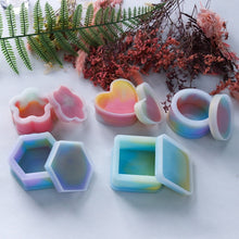 Charger l'image dans la galerie, Moules en silicone forme boite 5 modèles