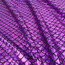 Charger l'image dans la galerie, Tissu stretch écailles de sirène 150 cm 8 couleurs.