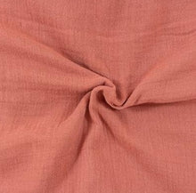 Charger l'image dans la galerie, Double gaze de coton unie BIO GOTS 135 cm 10 couleurs.
