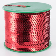 Charger l'image dans la galerie, Galon paillettes rondes 6 mm X 91 mètres 10 couleurs