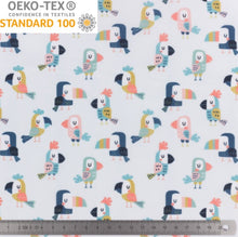 Charger l'image dans la galerie, Tissu pul imperméable toucan 155 cm