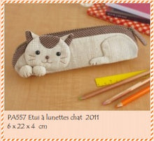 Charger l'image dans la galerie, Kit étui à lunettes ou trousse chat Olympus