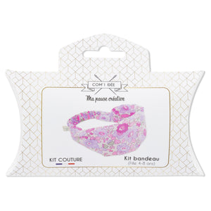 Kit bandeau en Liberty pour fille