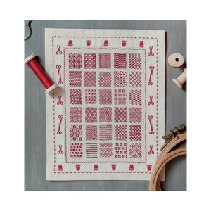 Etude de points en broderie traditionnelle