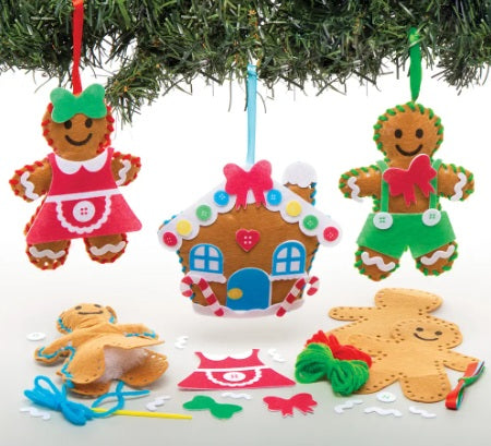 Kit couture bonhomme de pain d'épice et maison