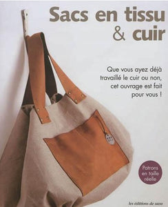 Sacs en tissu et cuir