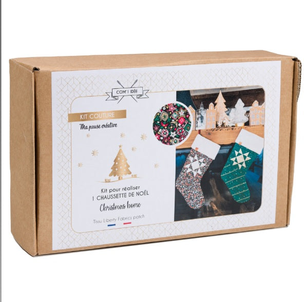 Kit Com'1 Idée chaussette de Noël Christmas home