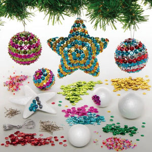 kit de décoration pour noël à sequins