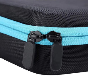 Malette organisatrice avec 30 boites pour broderie diamant bleu ou violet