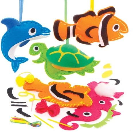 Kit couture feutrine animaux de la mer