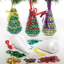 Charger l&#39;image dans la galerie, kit de décoration sapin de noël à sequins
