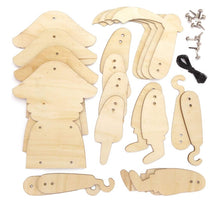 Charger l&#39;image dans la galerie, Kits de décoration de marionnettes en bois forme pirate
