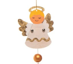 Kit de décoration de marionnettes en bois forme anges