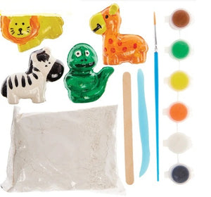 kit moulage, plâtre et peinture thème la jungle