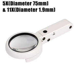 Lampe de bureau LED intensité variable pliable.