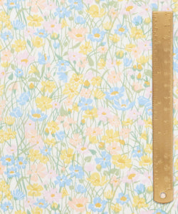 Tissu Liberty Fabrics Tana Lawn Meadowland jaune 100% coton 136 cm